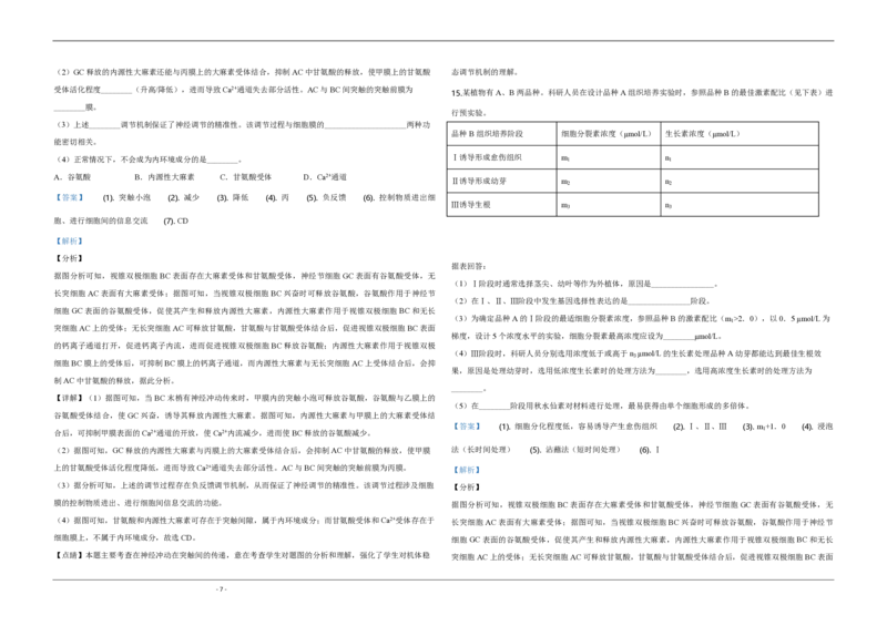 2020年天津市高考生物试卷解析版_全国卷+地方卷_6.生物_1.生物高考真题试卷_2008-2020年_地方卷_天津高考生物07-21_A3word版_PDF版（赠送）