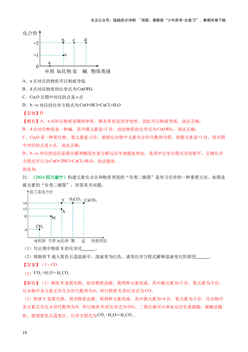 专题12化学式与化学用语（讲义）（解析版）_02中考总复习（2026版更新中）_05-化学-中考总复习_2025年中考复习资料_2025中考化学一轮复习讲义+课件_讲义_专题12+化学式与化学用语（讲义）