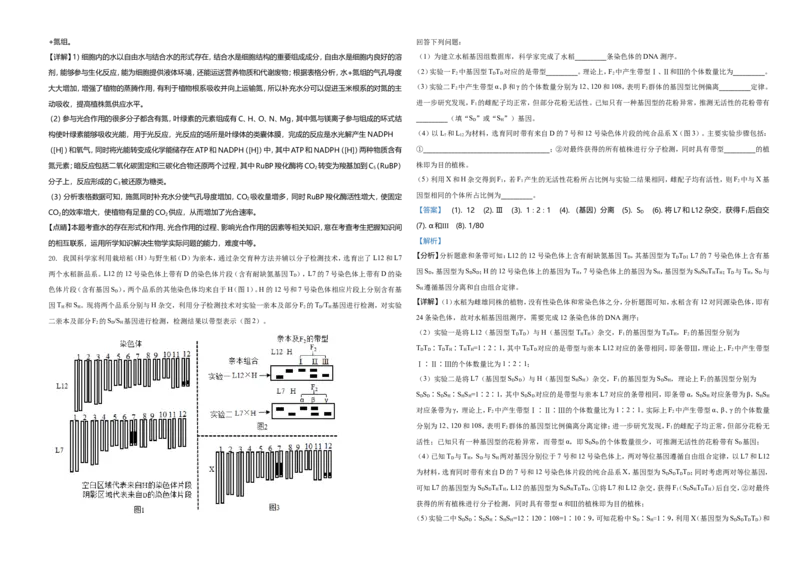 2021年河北高考生物试卷（新高考）（解析版）_全国卷+地方卷_6.生物_1.生物高考真题试卷_2021年高考-生物_2021年新高考河北生物_A3Word版