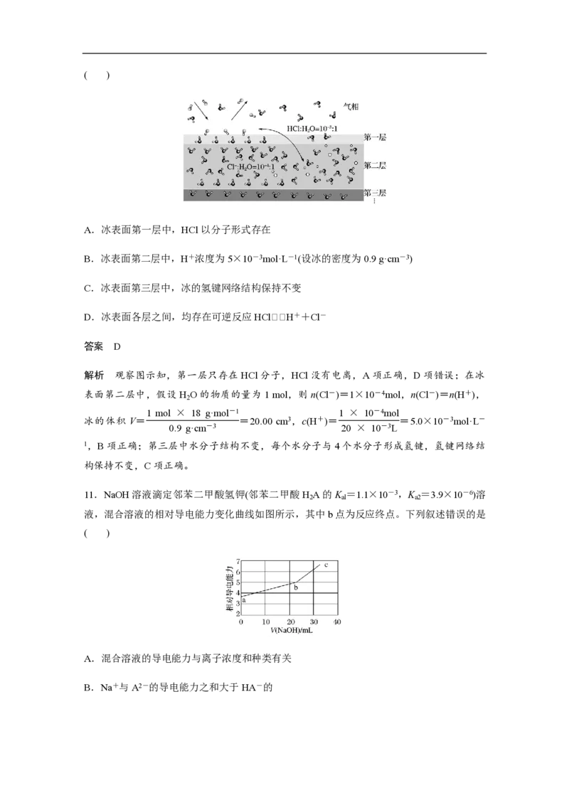 2019年高考真题化学（山东卷）（解析版）_全国卷+地方卷_5.化学_1.化学高考真题试卷_2008-2020年_地方卷_山东高考化学2008-2021_山东高考化学_A4版_PDF版