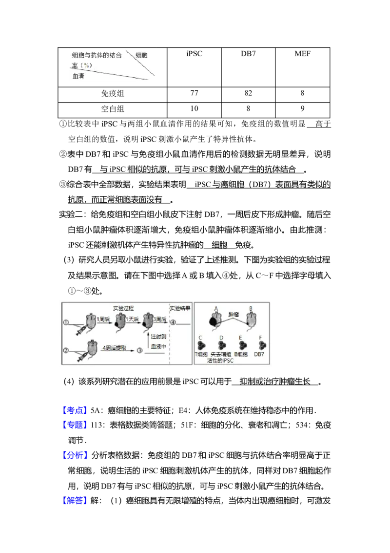 2018年北京市高考生物试卷（解析版）_全国卷+地方卷_6.生物_1.生物高考真题试卷_2008-2020年_地方卷_北京高考生物08-21_A4word版