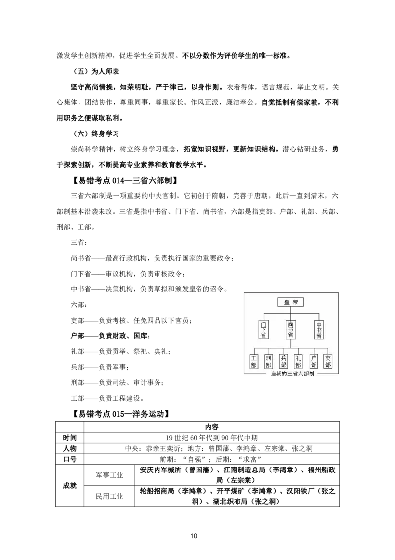 教资笔试中小幼易错考点_教资备考_2026上_小学（科1+科2）_07.常考易错题汇总
