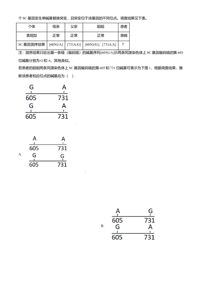 2021年天津市高考生物试卷_全国卷+地方卷_6.生物_1.生物高考真题试卷_2008-2020年_地方卷_天津高考生物07-21_A4word版