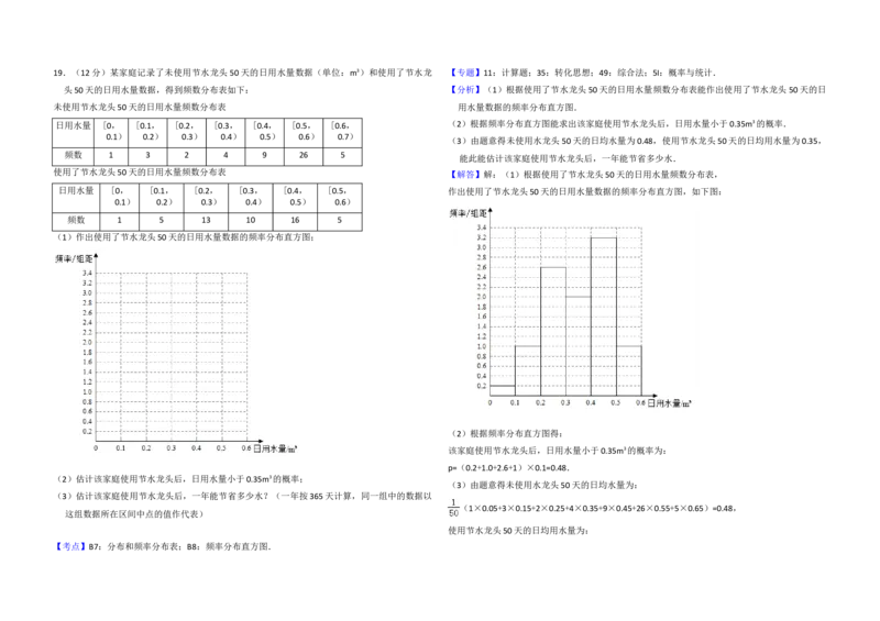 2018年高考真题数学文（山东卷）（解析版）_全国卷+地方卷_2.数学_1.数学高考真题试卷_2008-2020年_地方卷_山东高考数学08-22_A3版