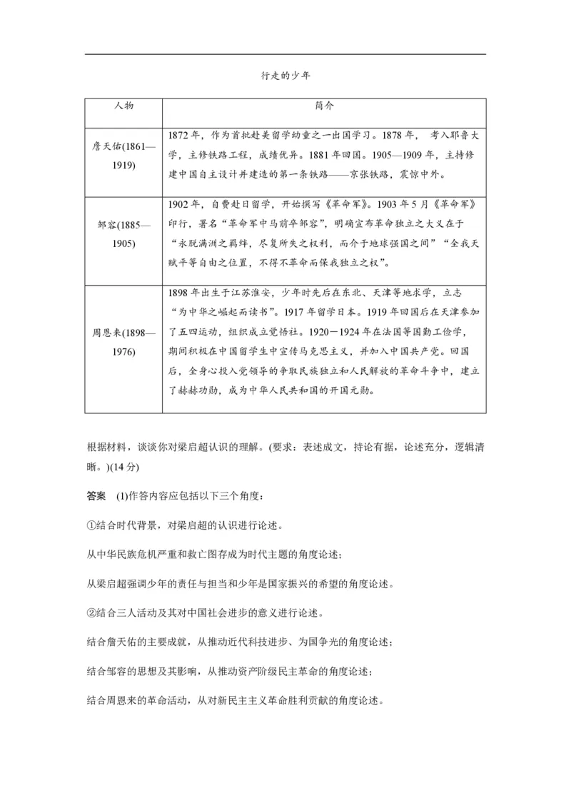 2020年高考真题历史（山东卷）（解析版）_全国卷+地方卷_7.历史_1.历史高考真题试卷_2008-2020年_地方卷_山东高考历史07-21_山东高考历史_A4版_PDF版