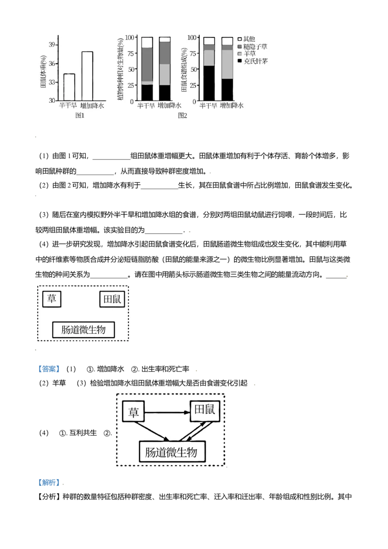 2021年天津市高考生物试卷解析版_全国卷+地方卷_6.生物_1.生物高考真题试卷_2008-2020年_地方卷_天津高考生物07-21_A4word版