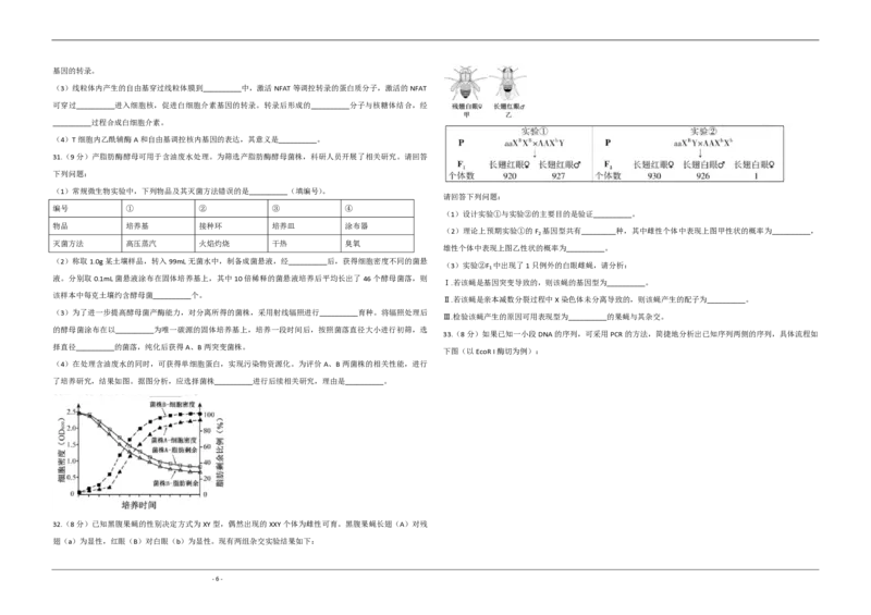2020年江苏省高考生物试卷_全国卷+地方卷_6.生物_1.生物高考真题试卷_2008-2020年_地方卷_江苏高考生物07-20_A3word版_PDF版（赠送）