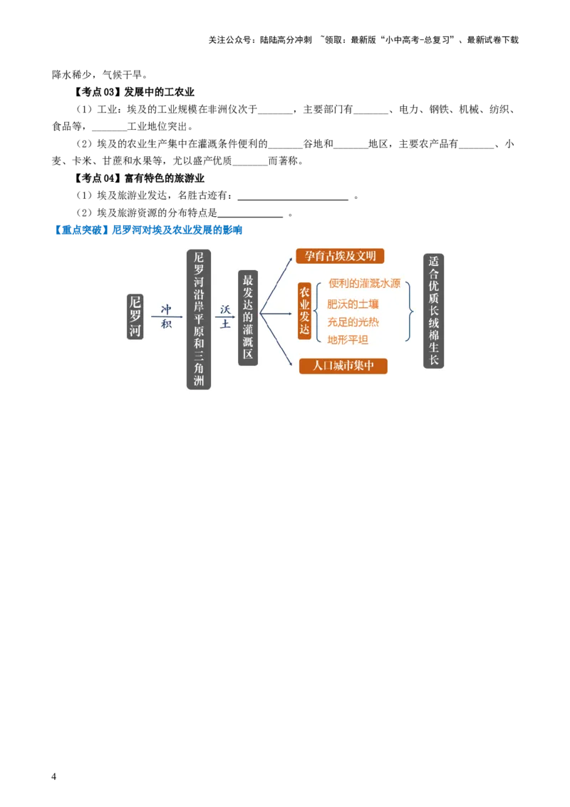 专题12日本和埃及（背记帮）-备战2024年中考地理一轮复习考点帮（全国通用）（挖空版）_02中考总复习（2026版更新中）_09-地理-中考总复习_2024年中考复习资料_一轮复习