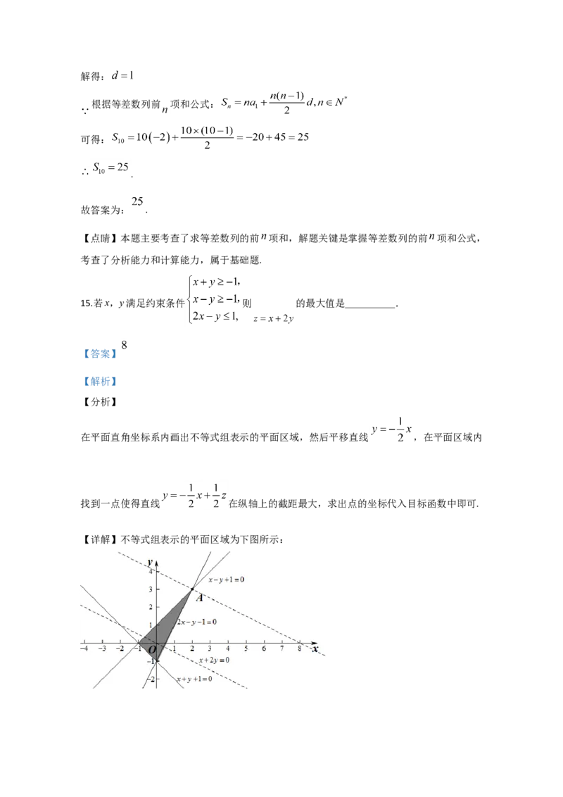 2020年全国统一高考数学试卷（文科）（新课标Ⅱ）（解析版）_全国卷+地方卷_2.数学_1.数学高考真题试卷_2008-2020年_地方卷_辽宁省高考数学08-22_数学（文科）_A4word版