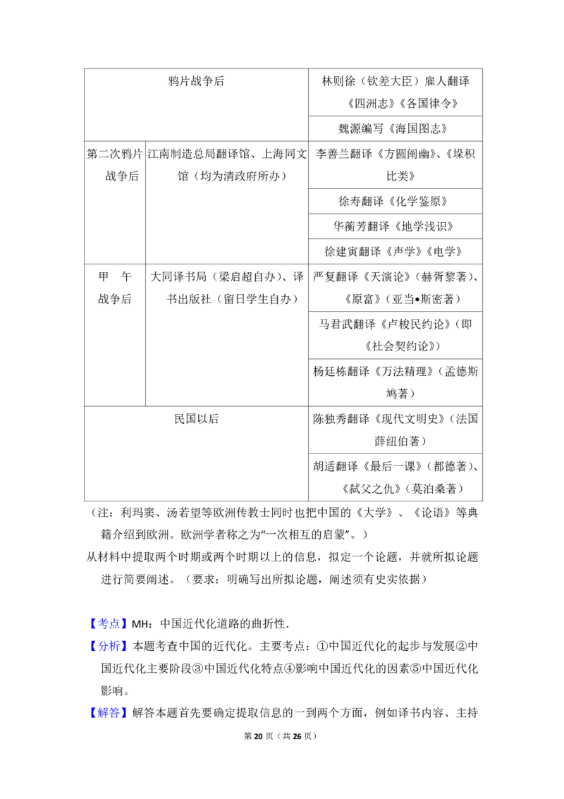 2017年全国统一高考历史试卷（新课标Ⅱ）（解析版）_全国卷+地方卷_7.历史_1.历史高考真题试卷_2008-2020年_全国卷_全国统一高考历史（新课标ⅱ）08-21_A4word版_PDF版