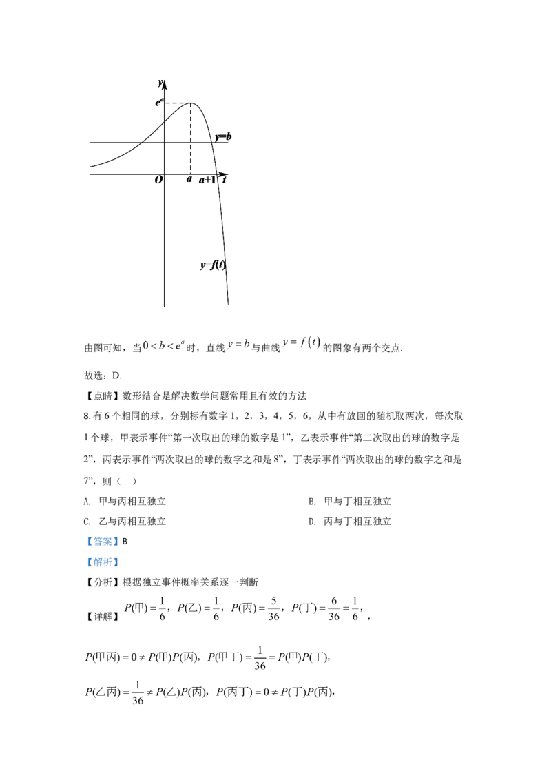 2021年全国新高考一Ⅰ卷数学试题答案解析适用地区：山东、河北、湖北、湖南、江苏、广东、福建_全国卷+地方卷_2.数学_1.数学高考真题试卷_2008-2020年_地方卷