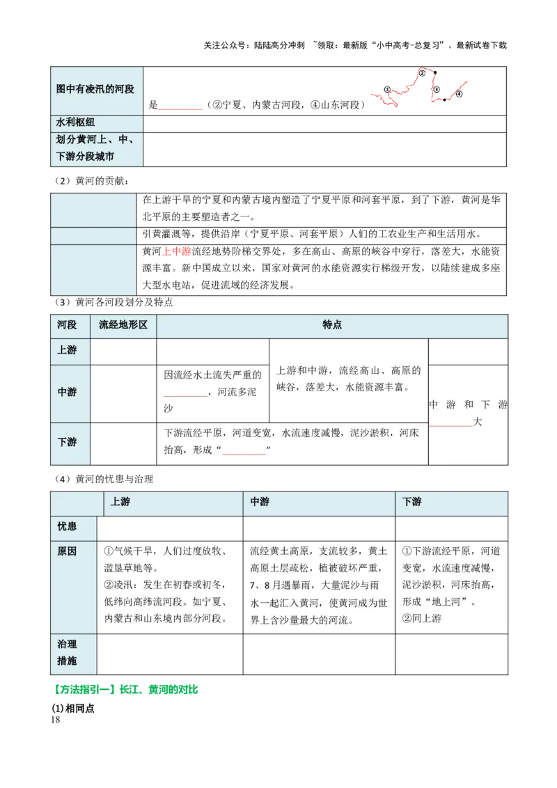 专题09我国的自然环境-2025年中考地理知识点梳理（挖空版）_02中考总复习（2026版更新中）_09-地理-中考总复习_2025中考地理复习资料_2025年中考地理知识点_挖空版+背诵版