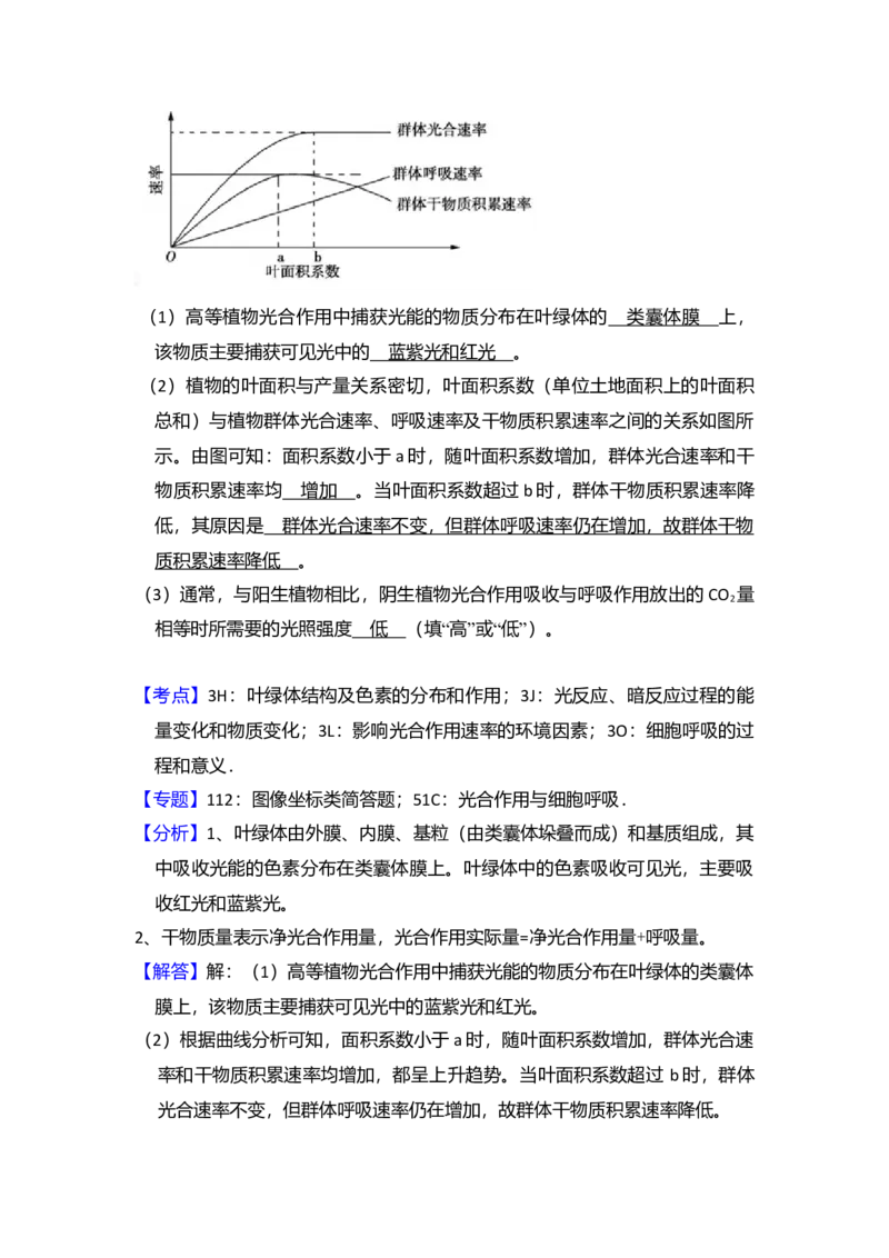 2018年全国统一高考生物试卷（新课标Ⅲ）（解析版）_全国卷+地方卷_6.生物_1.生物高考真题试卷_2008-2020年_全国卷_全国统一高考生物（新课标ⅲ）16-21_A4word版