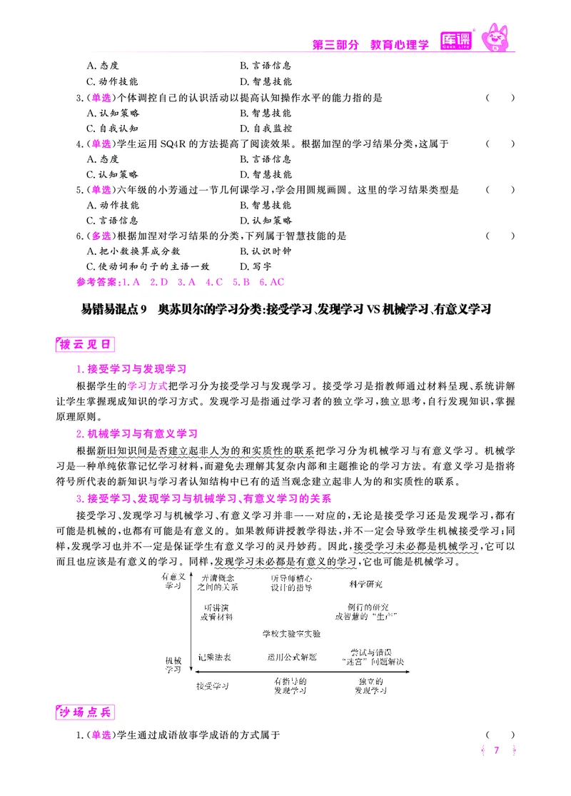 易错易混&middot;纠错本&middot;第三部分_1-16_教资备考_2026上_小学（科1+科2）_07.常考易错题汇总_KK版易错易混