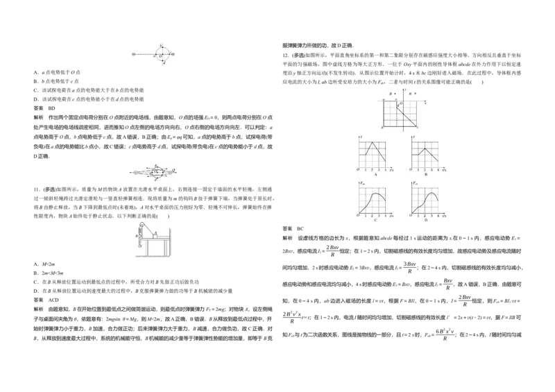 2020年高考真题物理（山东卷）（解析版）_全国卷+地方卷_4.物理_1.物理高考真题试卷_2008-2020年_地方卷_山东高考物理08-21_山东高考物理_A3版