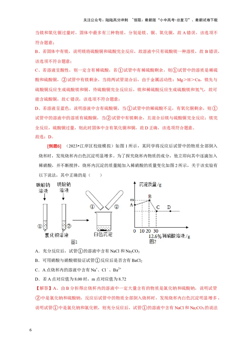 专题11物质成分的探究（解析版）_02中考总复习（2026版更新中）_05-化学-中考总复习_2024年中考复习资料_二轮复习资料_2024年中考化学二轮专项复习核心考点讲解与必刷题型