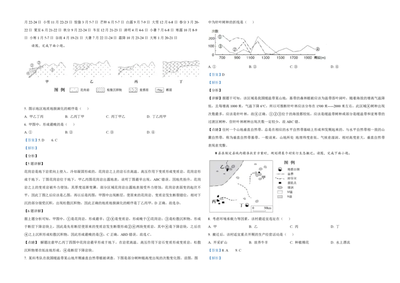 2021年北京市高考地理试卷（解析版）_全国卷+地方卷_8.地理_1.地理高考真题试卷_2008-2020年_地方卷_北京高考地理08-21_A3word版_PDF版（赠送）