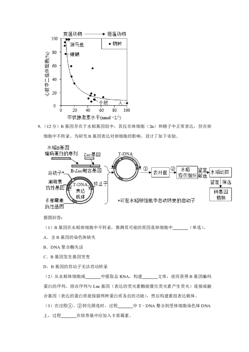 2019年天津市高考生物试卷_全国卷+地方卷_6.生物_1.生物高考真题试卷_2008-2020年_地方卷_天津高考生物07-21_A4word版_天津生物PDF版（赠送）