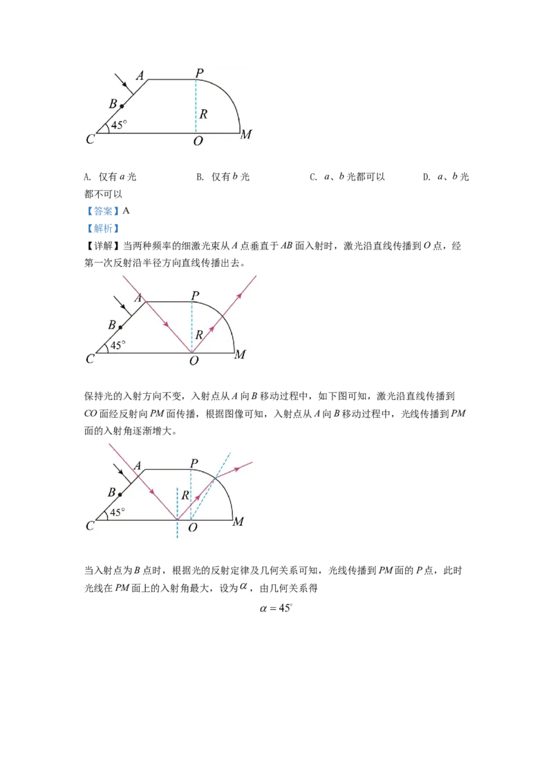 2022年全国统一高考山东卷物理试题（解析版）_全国卷+地方卷_4.物理_1.物理高考真题试卷_2022年高考-物理_2022年山东卷-物理