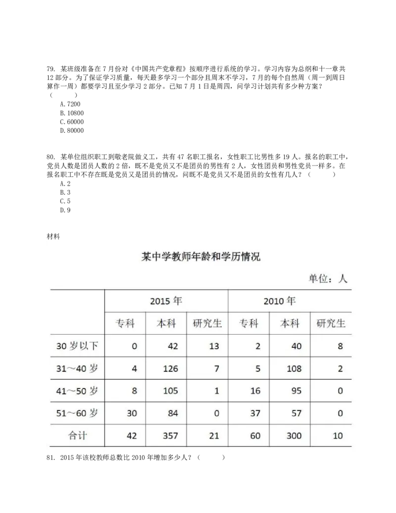 2018年上半年全国事业单位联考D类《职业能力倾向测验》真题_26事业职测+综合_闲鱼2026事业单位职测+综合_1.职测资料包_03历年真题合集(15-25年)_D类职业能力测验15-25_题目
