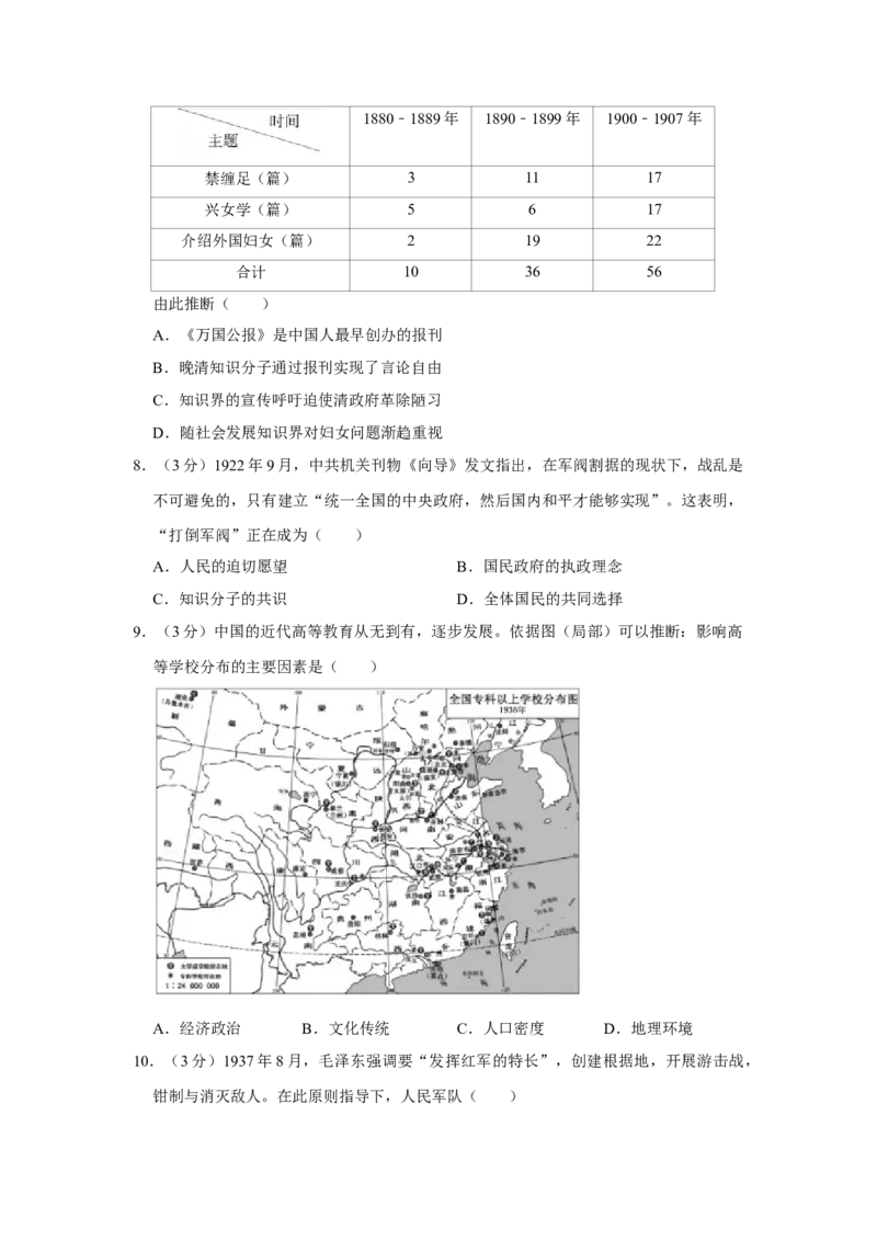 2017年江苏省高考历史试卷_全国卷+地方卷_7.历史_1.历史高考真题试卷_2008-2020年_地方卷_江苏高考历史08-20_A4word版