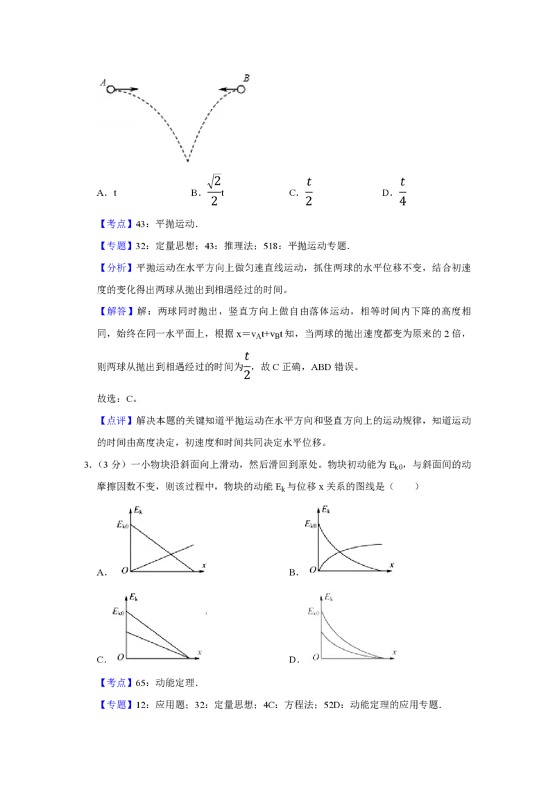 2017年江苏省高考物理试卷解析版_全国卷+地方卷_4.物理_1.物理高考真题试卷_2008-2020年_地方卷_江苏高考物理07-20_A4word版_PDF版（赠送）