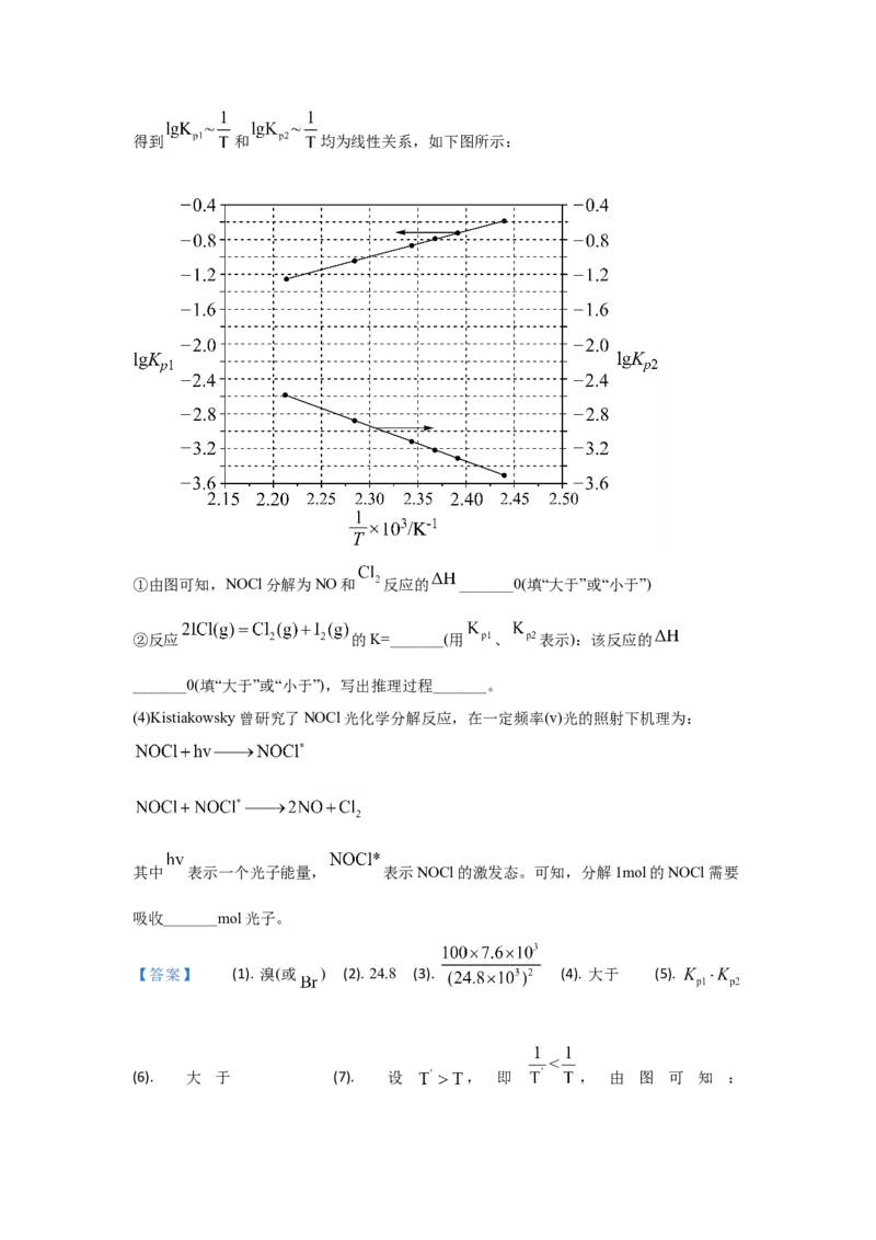 2021年全国统一高考化学试卷（新课标Ⅰ）（解析版）_全国卷+地方卷_5.化学_1.化学高考真题试卷_2008-2020年_全国卷_全国统一高考化学（新课标ⅰ）2008-2021_A4word版