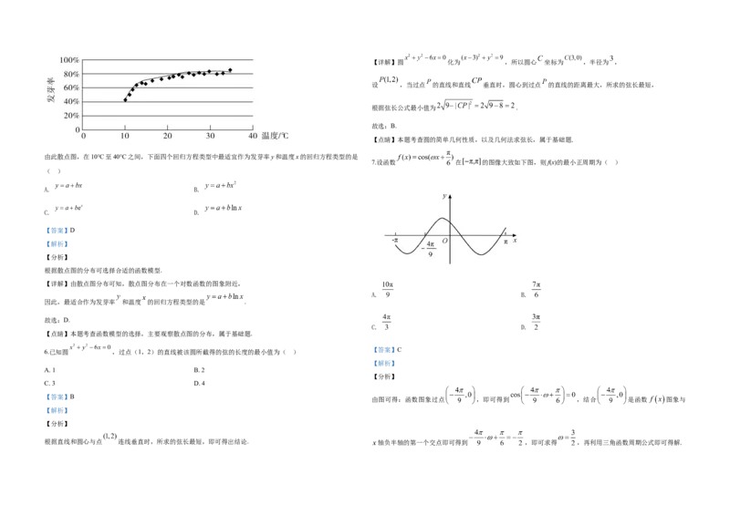 2020年全国统一高考数学试卷（文科）（新课标Ⅰ）（解析版）_全国卷+地方卷_2.数学_1.数学高考真题试卷_2008-2020年_地方卷_福建高考数学07-22_A3word版