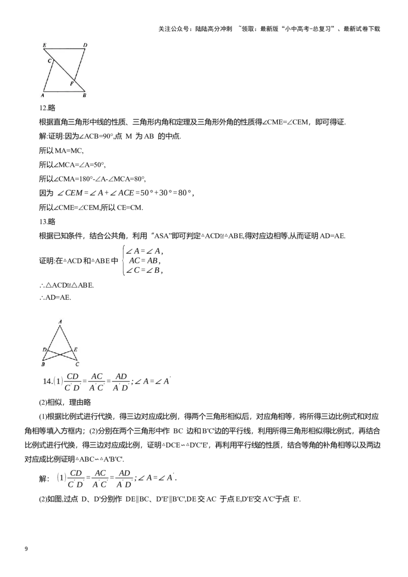专题10三角形知识点梳理及专项练习（含解析）_02中考总复习（2026版更新中）_02-数学-中考总复习_2025中考复习资料_2025年中考数学一轮复习知识点梳理及专项练习