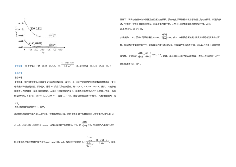 2021年高考真题化学（山东卷）（解析版）_全国卷+地方卷_5.化学_1.化学高考真题试卷_2008-2020年_地方卷_山东高考化学2008-2021_山东高考化学_A3版