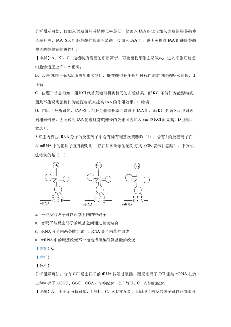 2020年贵州省高考生物试卷及答案_全国卷+地方卷_6.生物_1.生物高考真题试卷_2008-2020年_地方卷_贵州高考生物08-20