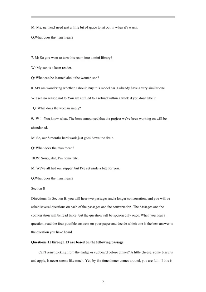 2022年上海高考春季高考英语听力文本_全国卷+地方卷_3.英语_1.英语高考真题试卷_2022年高考-英语_2022年上海卷-春考