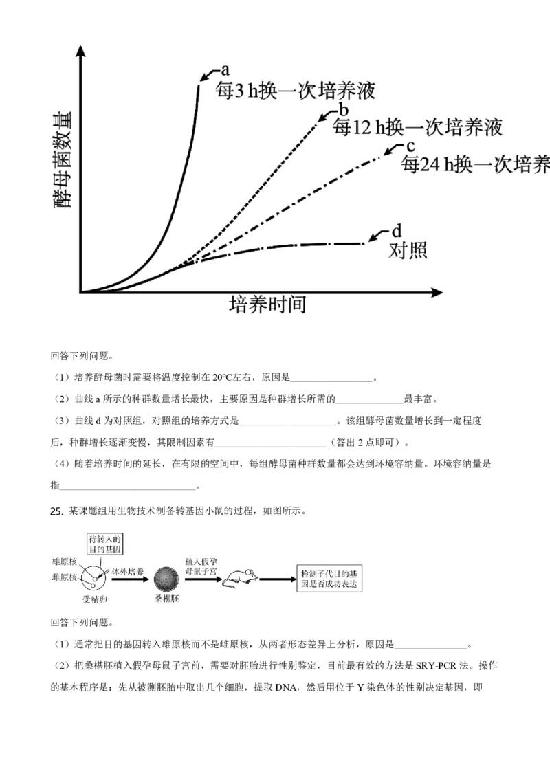 2020年高考海南卷生物（原卷版）_全国卷+地方卷_6.生物_1.生物高考真题试卷_2008-2020年_地方卷_海南高考生物08-20_A4word版_PDF版（赠送）