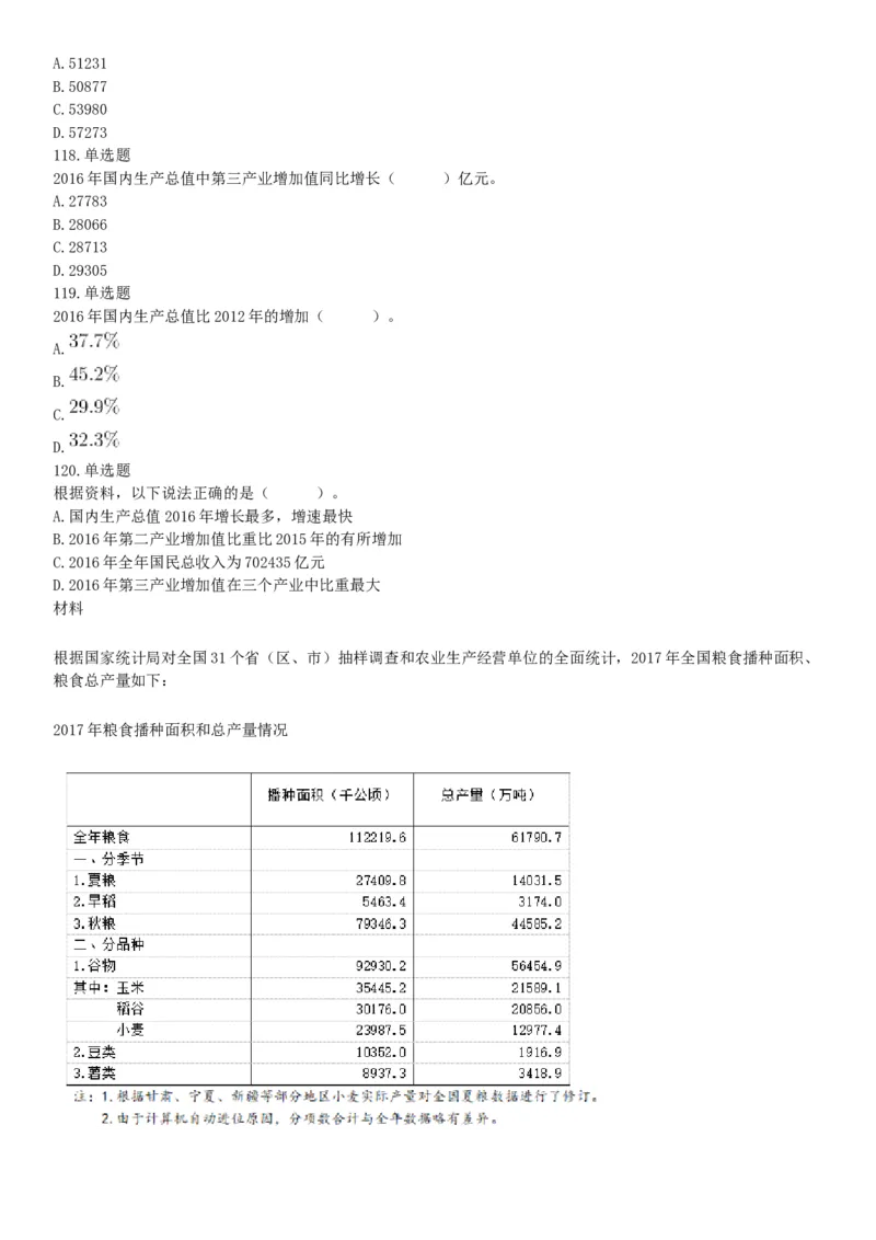 2017年12月河北省部分省直事业单位第二次公开招聘工作人员《职业能力倾向测验》题（网友回忆版）_26事业职测+综合_闲鱼2026事业单位职测+综合_职测+综合真题合集ABCDE_河北