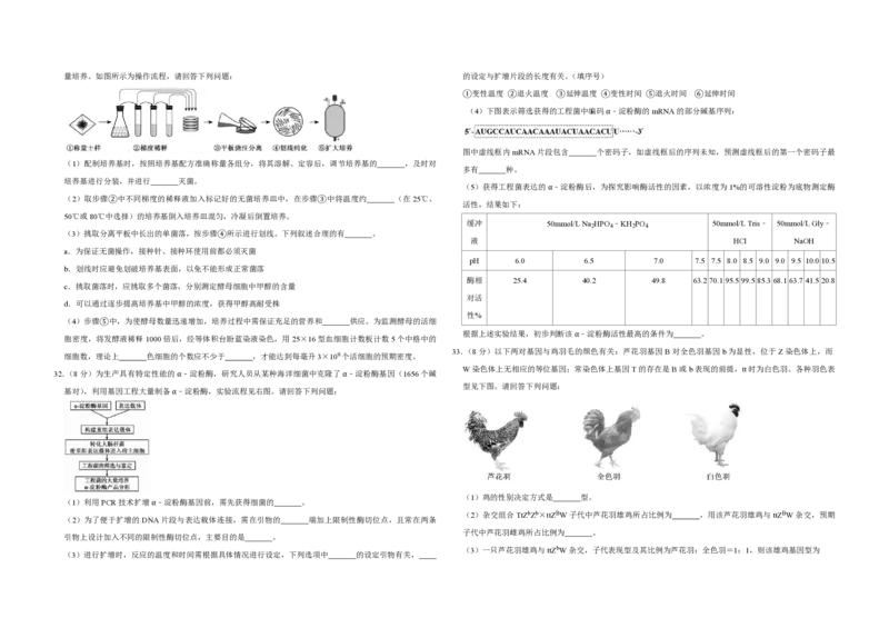 2018年江苏省高考生物试卷_全国卷+地方卷_6.生物_1.生物高考真题试卷_2008-2020年_地方卷_江苏高考生物07-20_A3word版_PDF版（赠送）