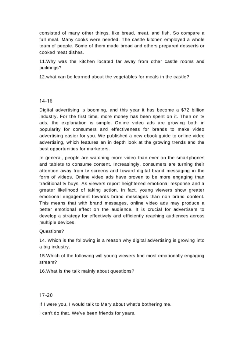 2023年上海秋考英语听力原文_全国卷+地方卷_3.英语_1.英语高考真题试卷_2023年高考-英语_2023年上海自主命题（秋考）