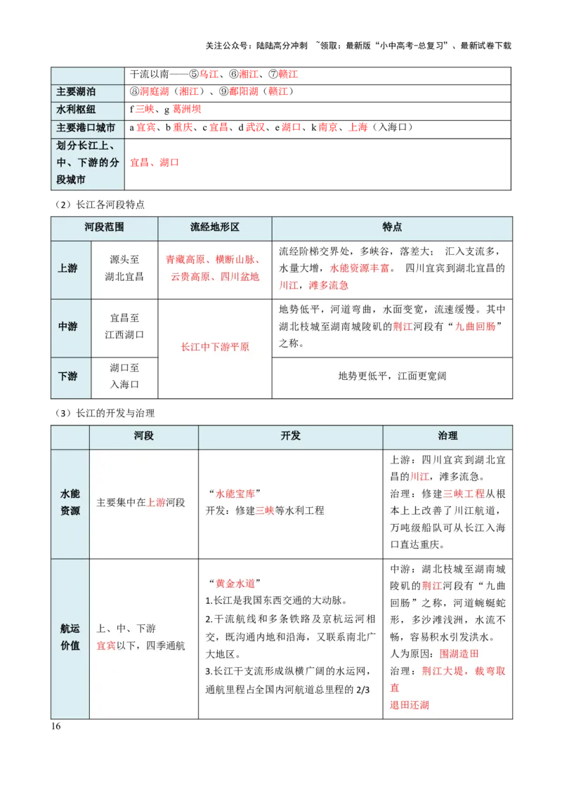 专题09我国的自然环境-2025年中考地理知识点梳理（背诵版）_02中考总复习（2026版更新中）_09-地理-中考总复习_2025中考地理复习资料_2025年中考地理知识点_挖空版+背诵版