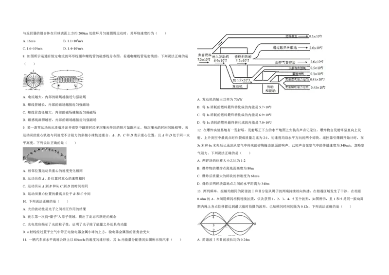2021年浙江省高考物理1月（原卷版）_全国卷+地方卷_4.物理_1.物理高考真题试卷_2008-2020年_地方卷_浙江高考物理08-21_A3word版_PDF版（赠送）