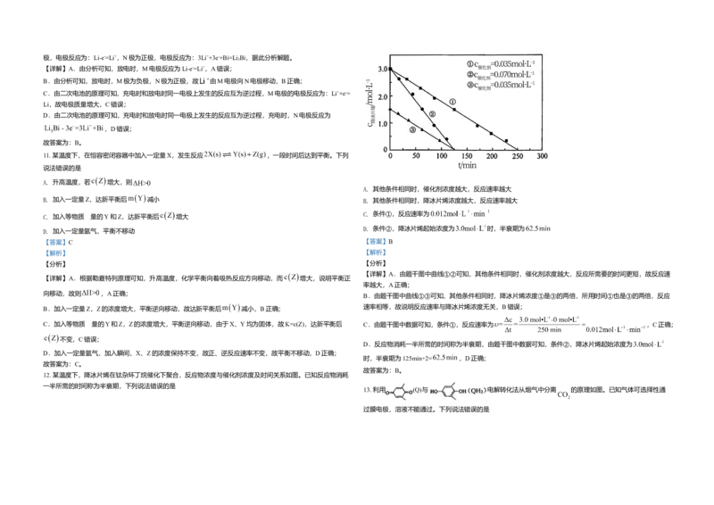 2021年高考化学试卷（辽宁卷）（解析版）_全国卷+地方卷_5.化学_1.化学高考真题试卷_2021年高考-化学_2021新高考辽宁化学