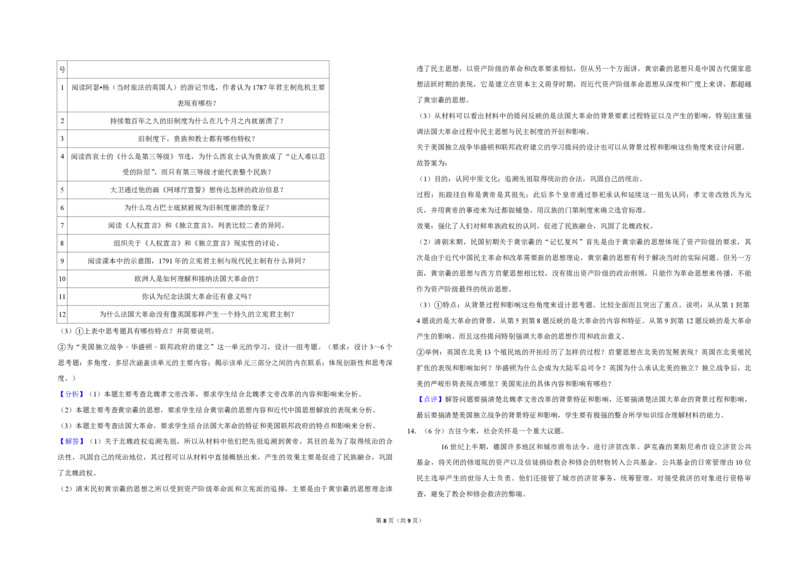 2019年北京市高考历史试卷（解析版）_全国卷+地方卷_7.历史_1.历史高考真题试卷_2008-2020年_地方卷_北京高考历史08-21_A3word版_PDF版（赠送）