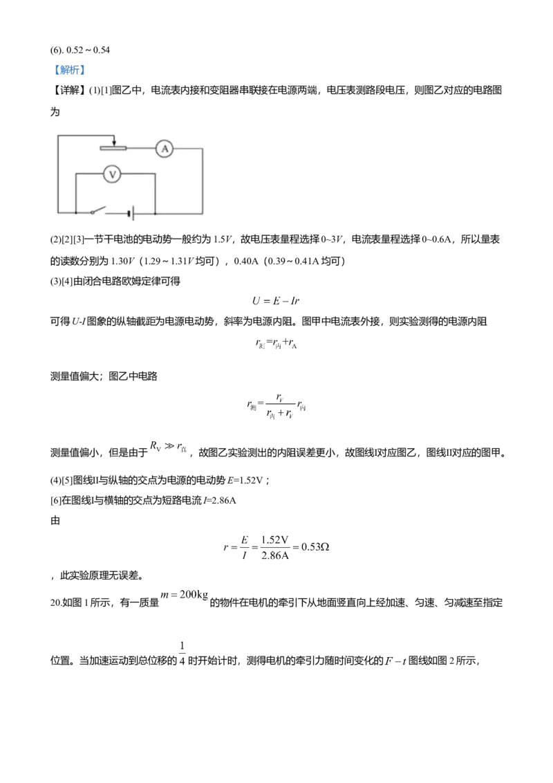 2020年浙江省高考物理7月（解析版）_全国卷+地方卷_4.物理_1.物理高考真题试卷_2008-2020年_地方卷_浙江高考物理08-21_A4word版