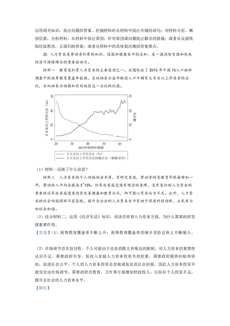 2021年北京市高考政治试卷（解析版）_全国卷+地方卷_9.政治_1.政治高考真题试卷_2008-2020年_地方卷_北京高考政治08-21_A4word版_PDF版（赠送）