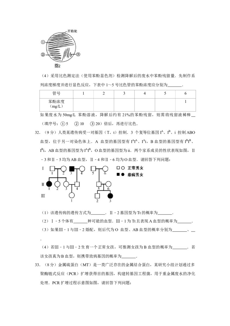 2017年江苏省高考生物试卷_全国卷+地方卷_6.生物_1.生物高考真题试卷_2008-2020年_地方卷_江苏高考生物07-20_A4word版