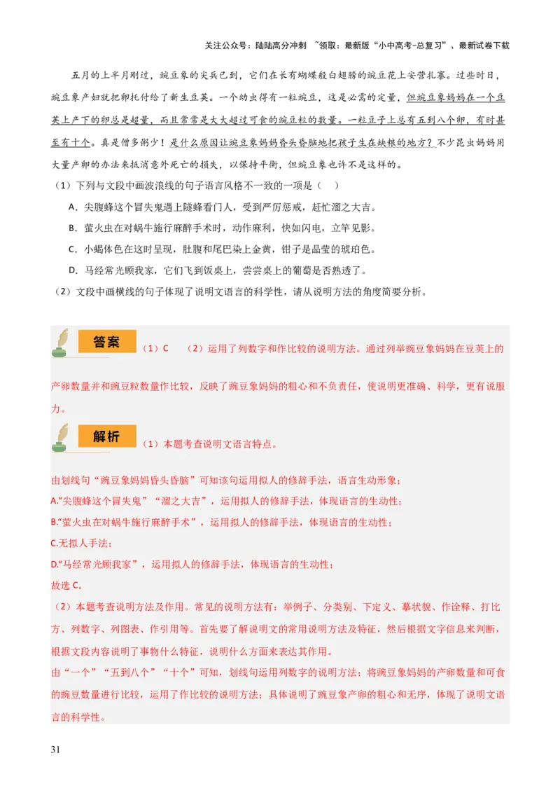 专题12《红星照耀中国》《昆虫记》（13份思维导图+2部名著梳理+7种突破易混易错法）（解析版）_02中考总复习（2026版更新中）_01-语文-中考总复习_2025年中考资料