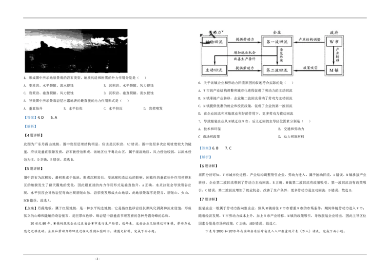 2020年天津市高考地理试卷解析版_全国卷+地方卷_8.地理_1.地理高考真题试卷_2008-2020年_地方卷_天津高考地理08-21_A3word版_PDF版（赠送）