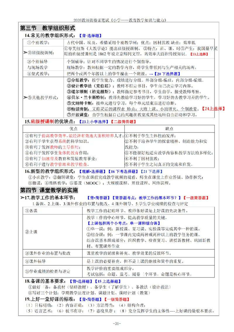 26《小学教育知识与能力》重点笔记_教资备考_2026上_小学（科1+科2）_01.一轮笔记+二轮笔记+默写笔记（更新中）
