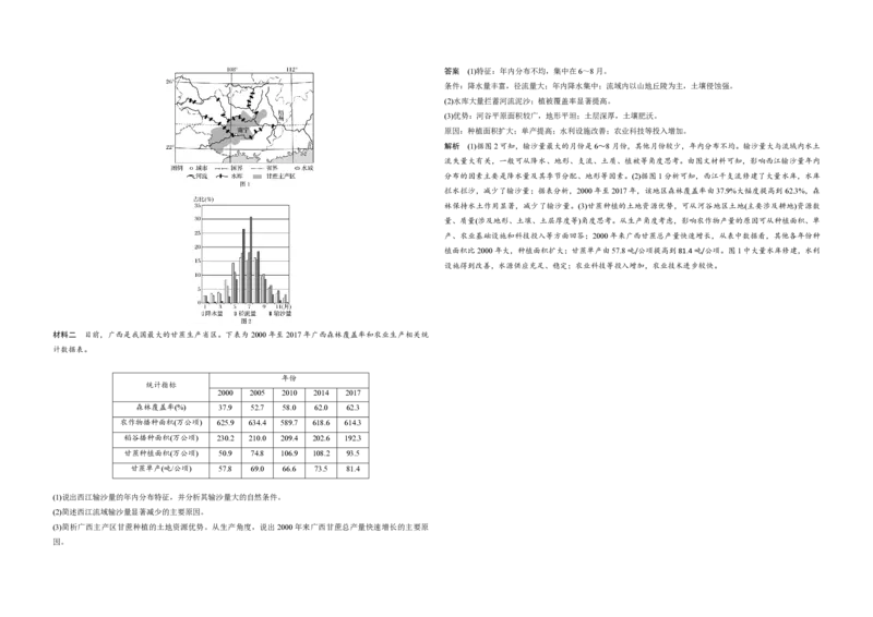 2020年浙江省高考地理7月（解析版）_全国卷+地方卷_8.地理_1.地理高考真题试卷_2008-2020年_地方卷_浙江高考地理08-21_A3word版_PDF版（赠送）