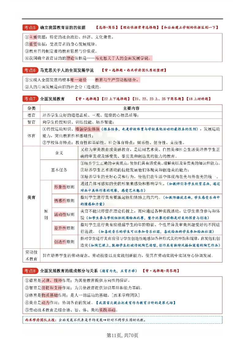 26上小学《教育知识与能力》一轮笔记_教资备考_2026上_小学（科1+科2）_01.一轮笔记+二轮笔记+默写笔记（更新中）