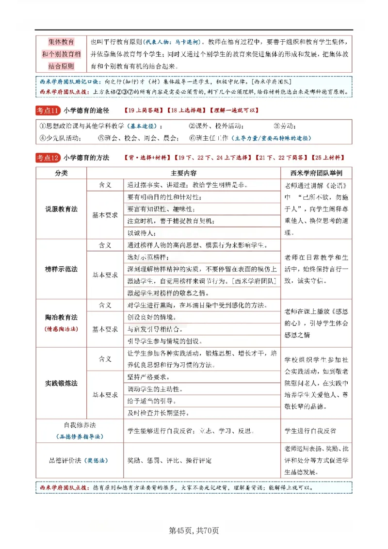 26上小学《教育知识与能力》一轮笔记_教资备考_2026上_小学（科1+科2）_01.一轮笔记+二轮笔记+默写笔记（更新中）