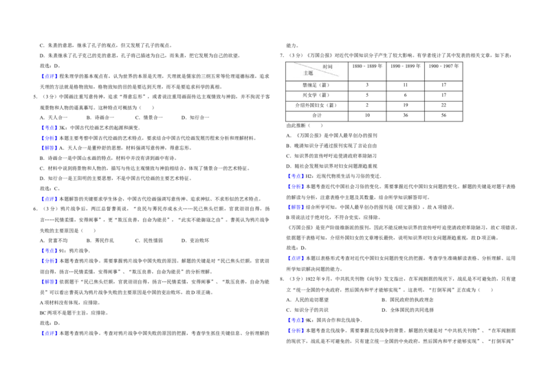 2017年江苏省高考历史试卷解析版_全国卷+地方卷_7.历史_1.历史高考真题试卷_2008-2020年_地方卷_江苏高考历史08-20_A3word版